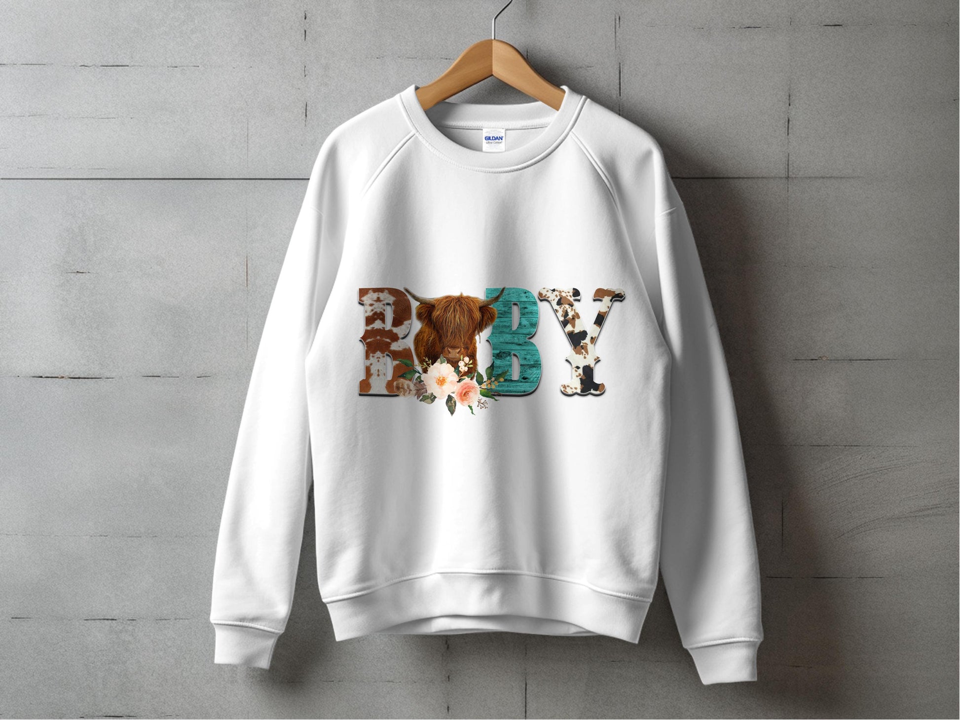 Unisex Custom Initial Sweatshirt, Floral Letter Print, Personalized Monogram Pullover, Casual Fashion Top, Unique Gift Idea