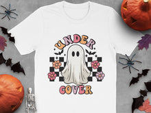 Cute Ghost T-Shirt, Halloween 'Under Cover' Tee, Spooky Autumn Graphic Shirt with Floral Design for All Ages