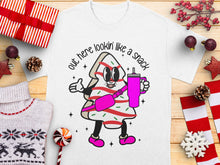 Funny Cartoon Cookie T-Shirt, Quirky Snack Lover Tee, Unisex Graphic Tee, Casual Streetwear, Novelty Gift Idea, Cotton Shirt