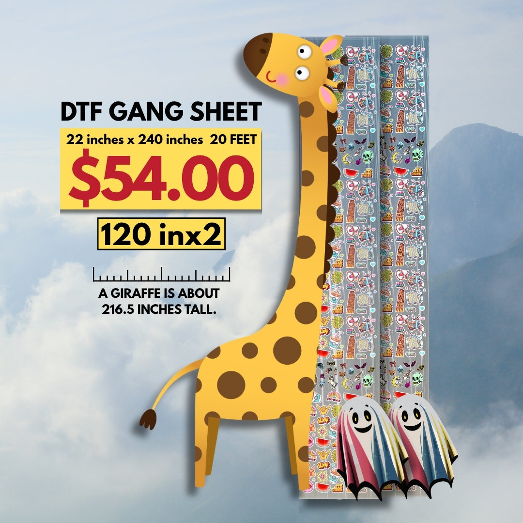 DTF Transfers Gang Sheets