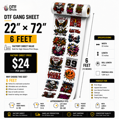 DTF Transfers Gang Sheet Builder