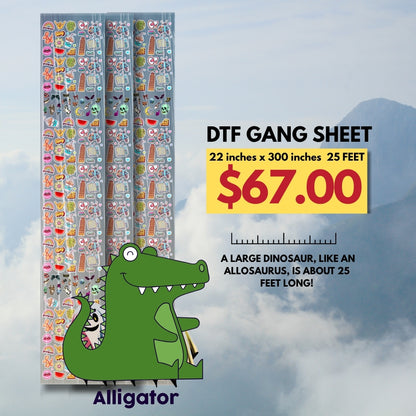 DTF Transfers Gang Sheets
