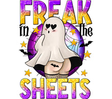 Freak in the Sheets Ghost Pinup Art, Halloween Decor, Spooky Wall Art, Gothic Home Decor, Colorful Ghost Artwork, Unique Halloween Gift