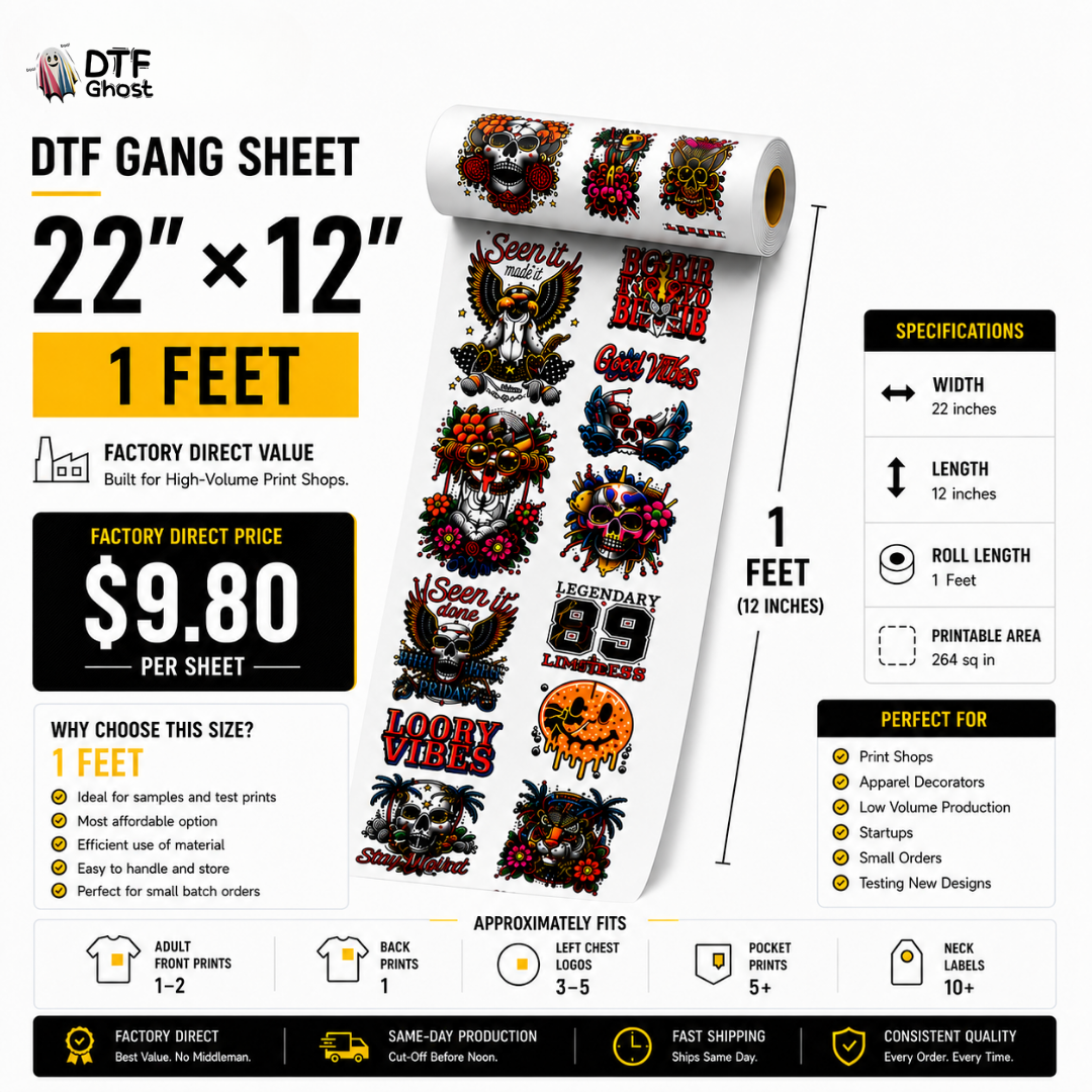 DTF Transfers Gang Sheet Builder