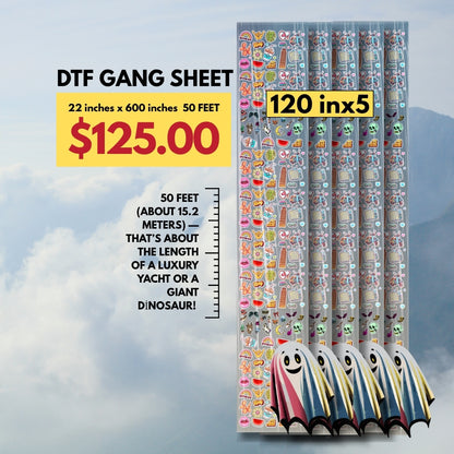 DTF Transfers Gang Sheets