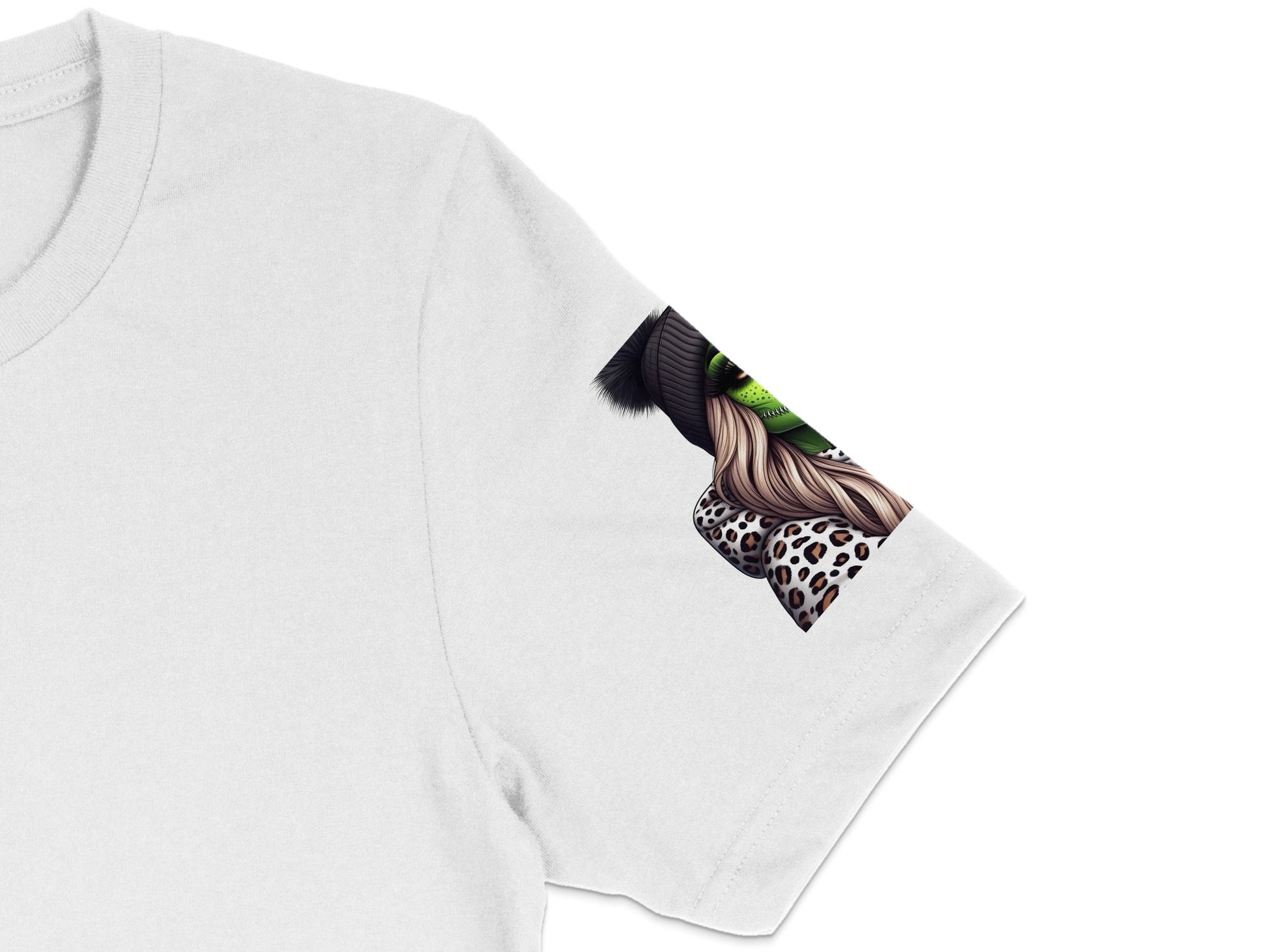 Women's Printed T-Shirt, Unique Pattern Sleeve Detail, Stylish Casual Top, Summer Fashion Essentials