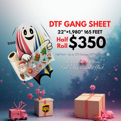 Whole Roll & Half Roll DTF Transfer Film