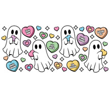 Cute Ghost Stickers, Colorful Heart Messages, Fun Halloween Decor, Spooky Party Favors, Kids Craft Supplies