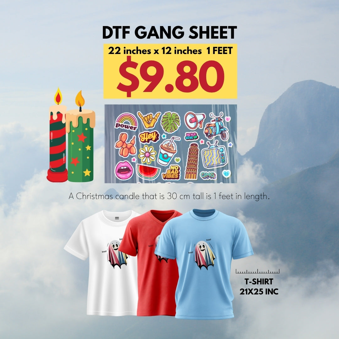 DTF Transfers Gang Sheet Builder