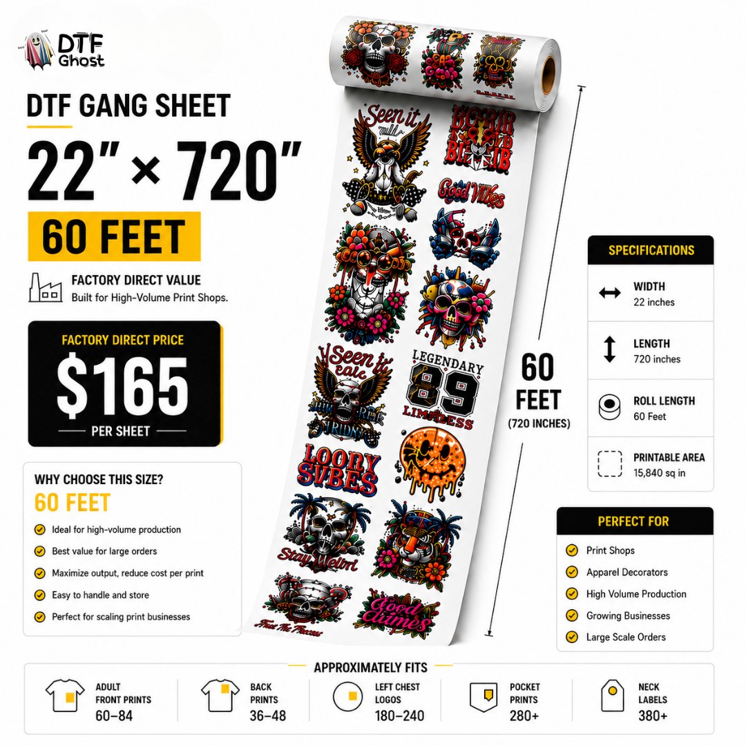 DTF Transfers Gang Sheet Builder