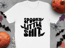 Spooky Little Shit Halloween T-Shirt, Funny Fall Tee, Unisex Graphic Tee, October Clothing, Goth Style Shirt, Gift Idea