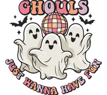 Cute Ghosts Halloween Shirt, Ghouls Just Wanna Have Fun, Spooky Disco Ball T-shirt, Fun October Apparel for Parties
