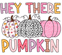 Hey There Pumpkin, Cute Fall Pumpkins Print, Halloween Autumn Thanksgiving Decor, Colorful Wall Art, Digital Download