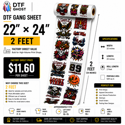 DTF Transfers Gang Sheet Builder