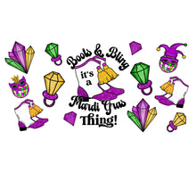Mardi Gras Themed Sticker Set, Boots and Bling, Carnival Masks, Purple Green Decorations, Festive Party Supplies