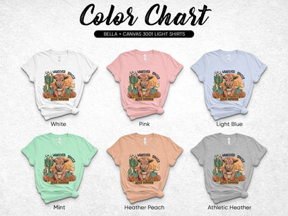 Bella Canvas 3001 T-Shirt with 'Haunted Good Friends' Graphic, Multiple Colors Available