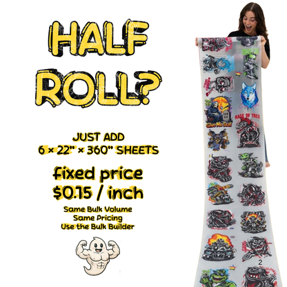 GROSSBESTELLUNG – AB NUR €0.21 pro Zoll