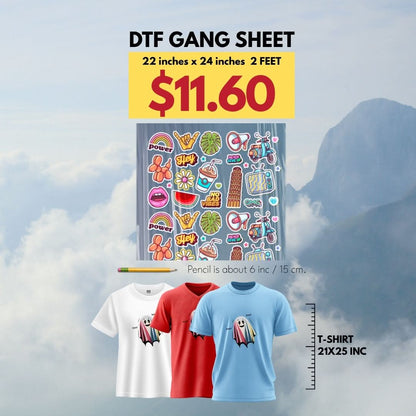 DTF Transfers Gang Sheet Builder