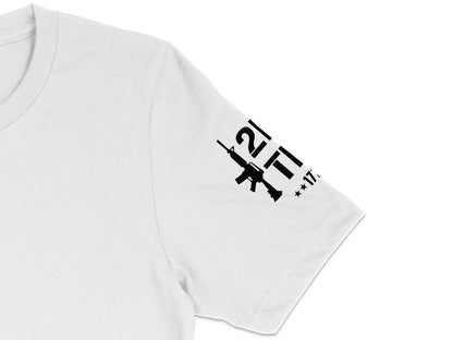 White T-Shirt with Black Graphic 21 Pilots Inspired Design, Unisex Cotton Tee, Casual Streetwear, Trendy Music Fan Apparel