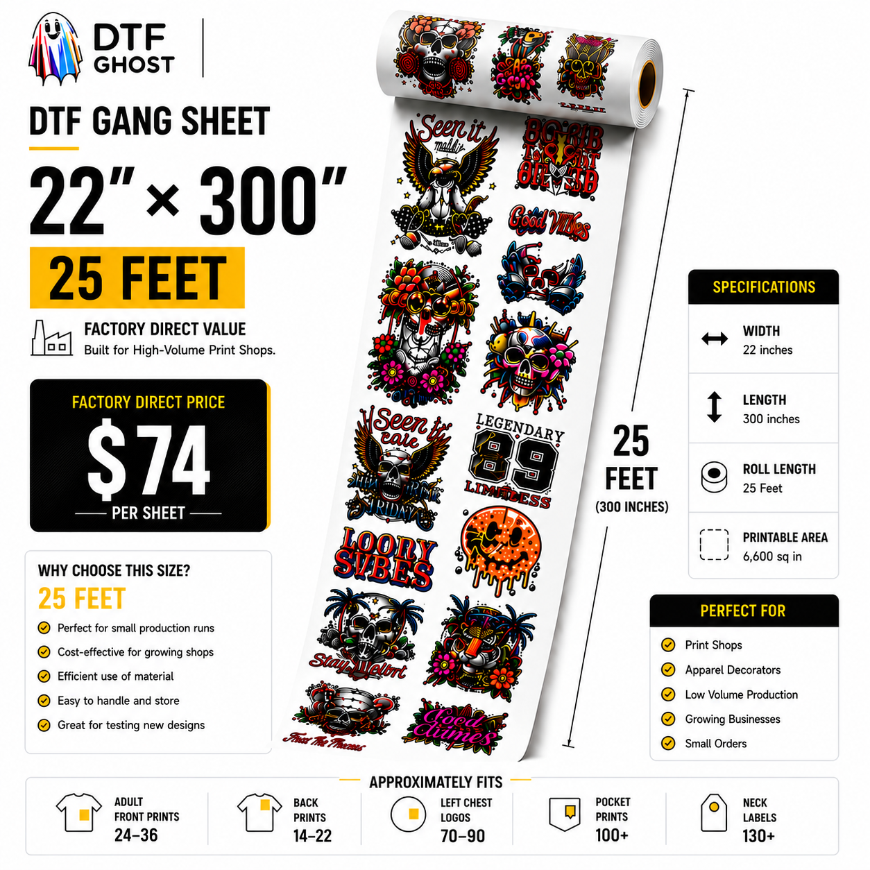 DTF Transfers Gang Sheet Builder