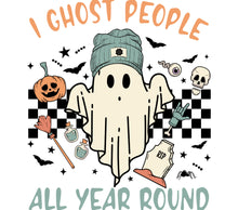 Halloween Ghost Graphic T-Shirt, Spooky Pumpkin Skeleton Bat Design, Casual Fall Wear