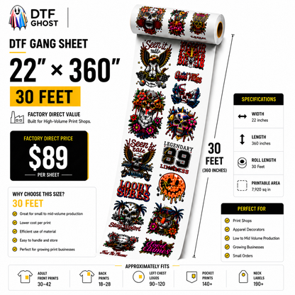 DTF Transfers Gang Sheet Builder