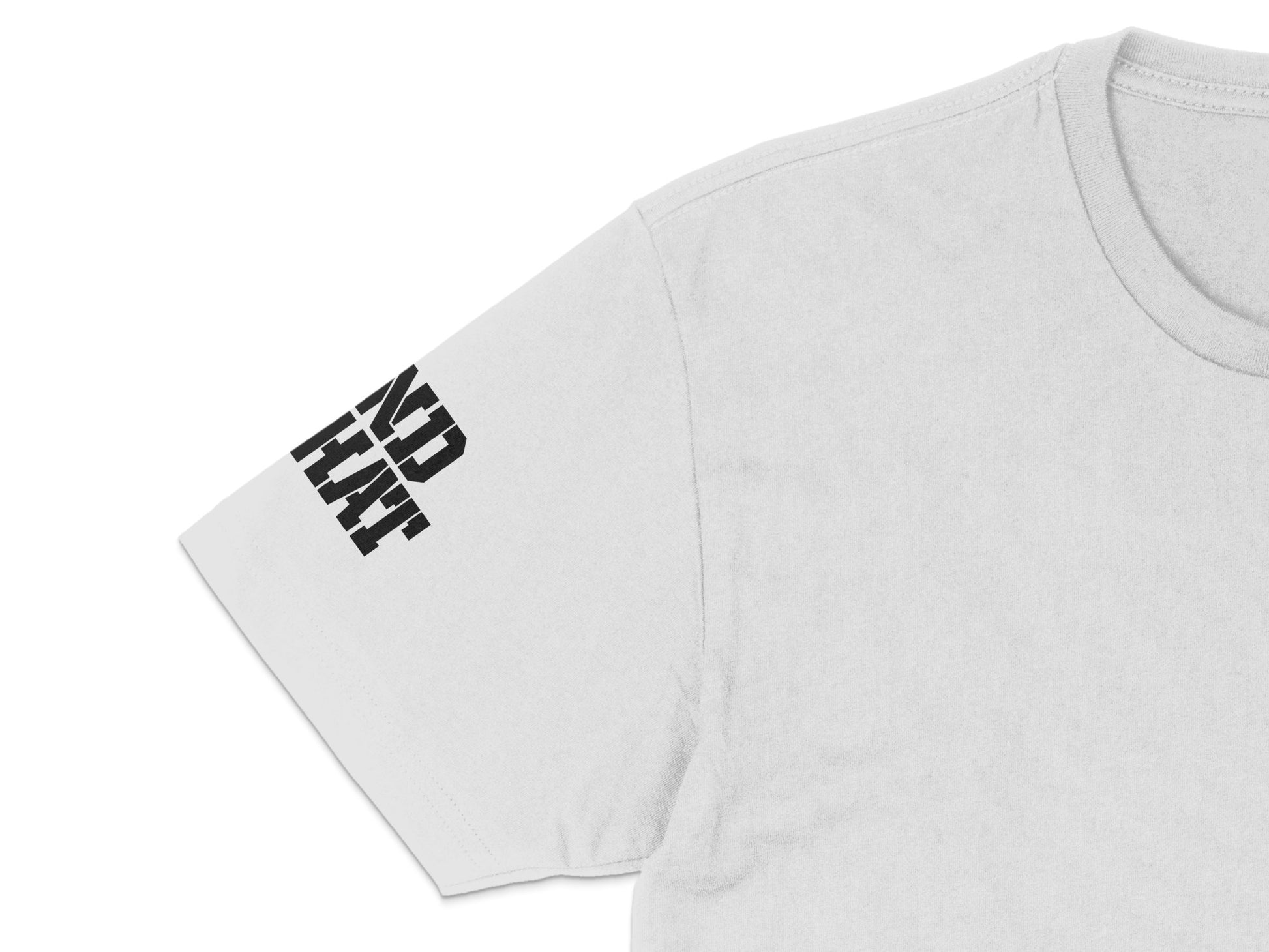 Stylish Gray T-Shirt with Black Text Logo, Casual Unisex Cotton Tee, Fashionable Streetwear Top for All Seasons