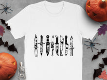 Halloween T-Shirt with Unique Black Knife Graphics, Unisex Horror Tee, Spooky Fall Fashion