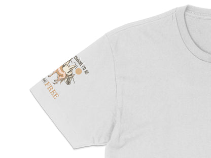 Vintage Inspired Graphic Tee, 'Chasing Life, Embrace' Motif, Soft Cotton, Unisex Casual Wear T-Shirt