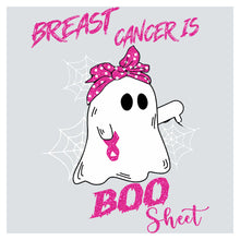 a drawing of a ghost with a pink bow