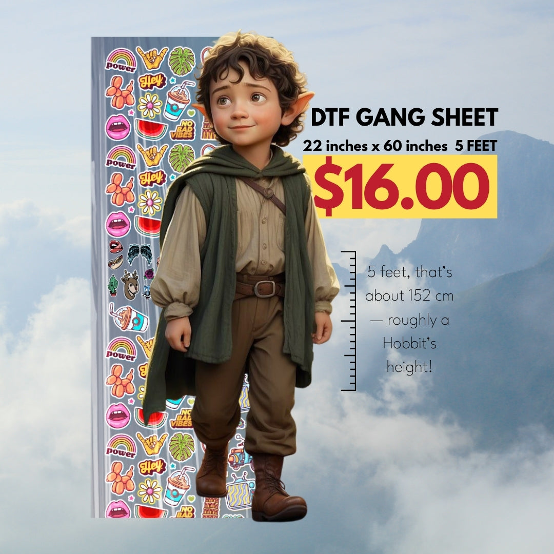 DTF Transfers Gang Sheets