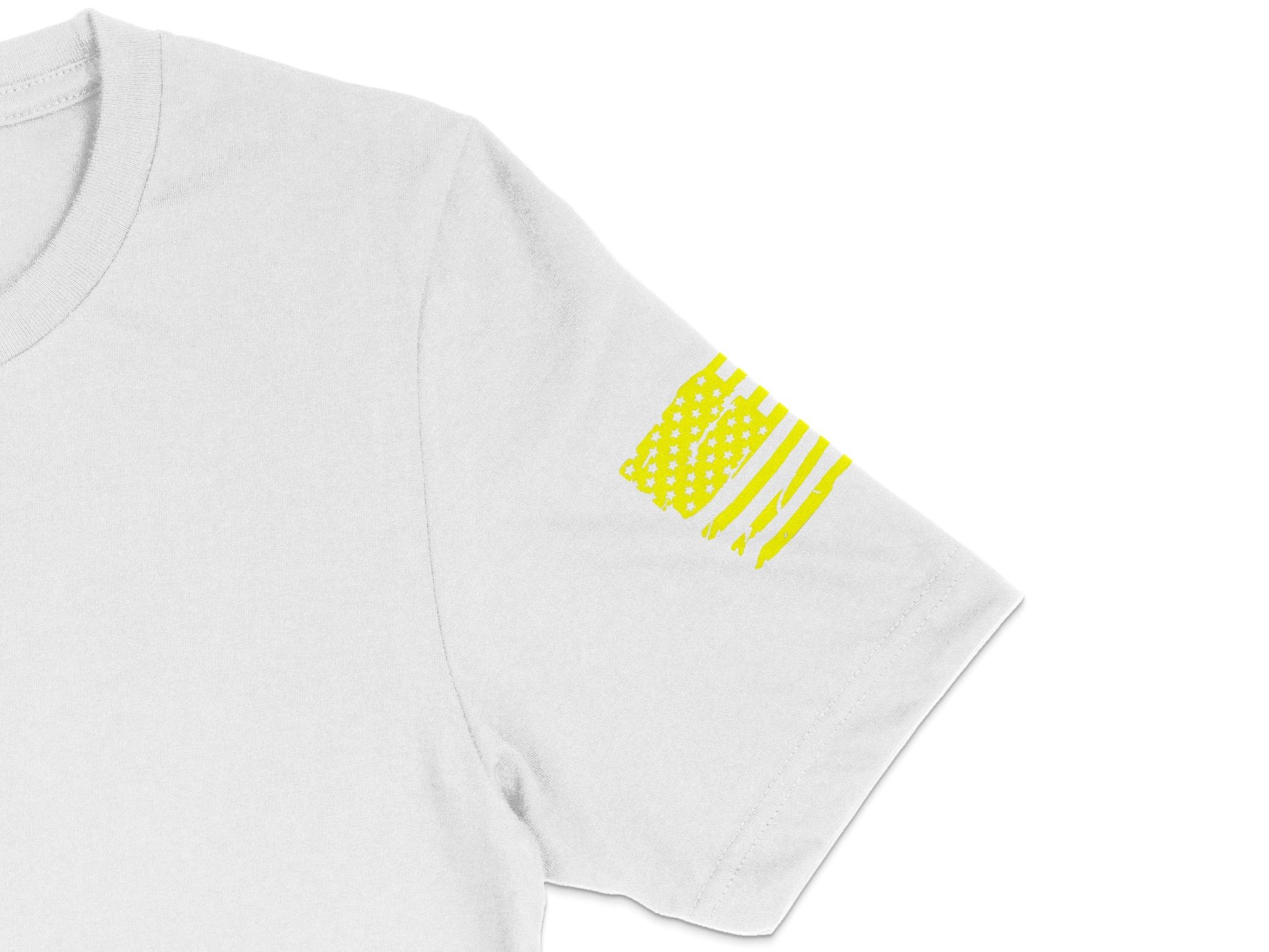 Minimalist Yellow Stripe Graphic T-Shirt, Unisex Soft Cotton Tee, Casual Summer Fashion Top, Unique Print Shirt