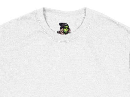 Unique Witch Graphic T-Shirt, Halloween Women's Fashion Tee, Spooky Casual Wear, Witchy Apparel, Gift Idea