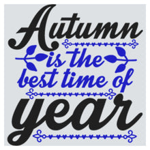 the words autumn is the best time of year