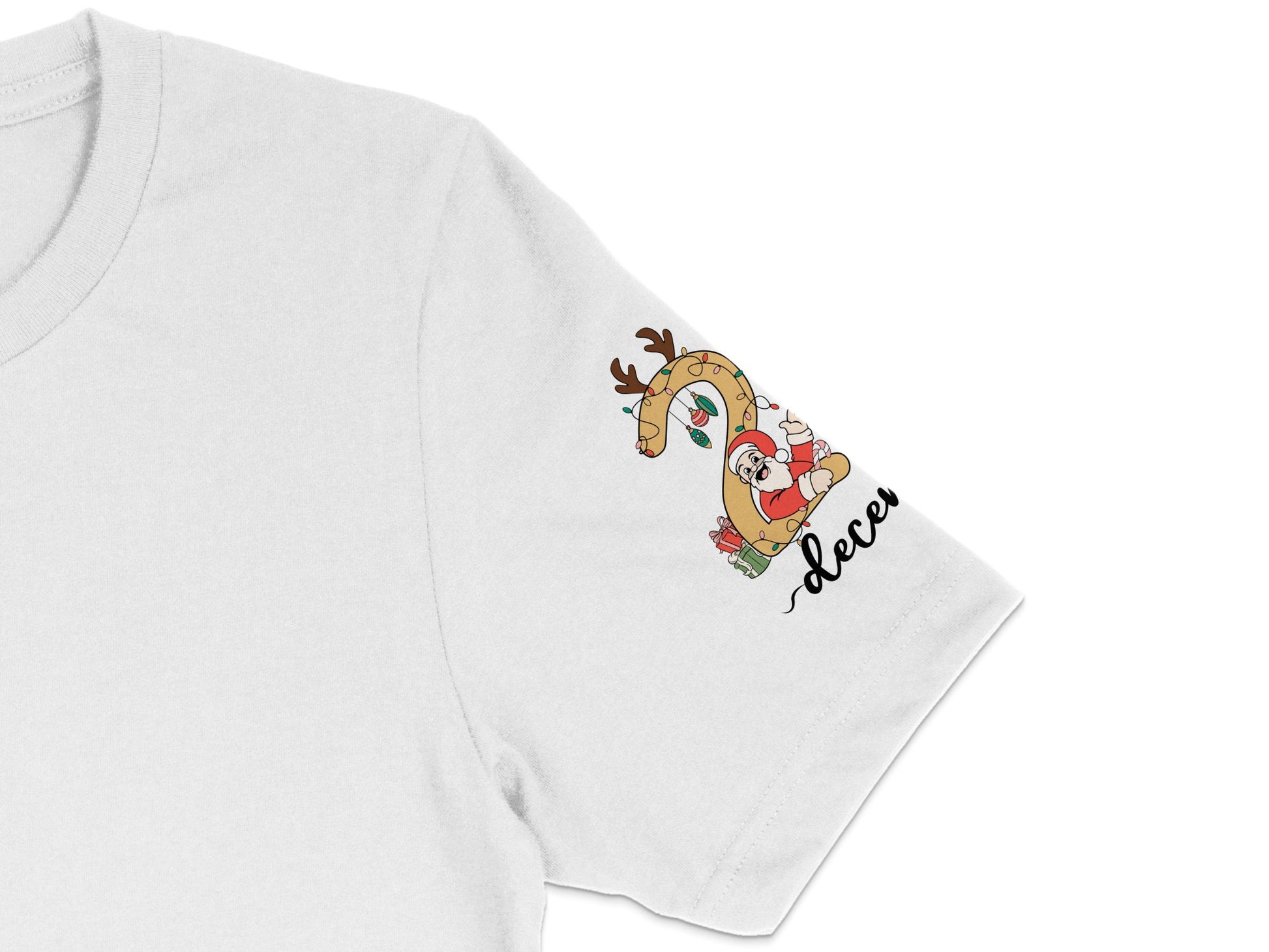 Santa Gnome T-Shirt, Christmas Graphic Tee, Cute Holiday Top, Festive Reindeer Apparel for All Ages