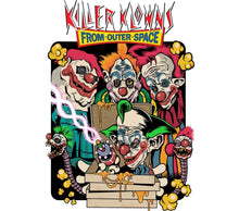 Killer Klowns From Outer Space Movie Poster Vintage Art Print Horror Clown Wall Decor Collectible