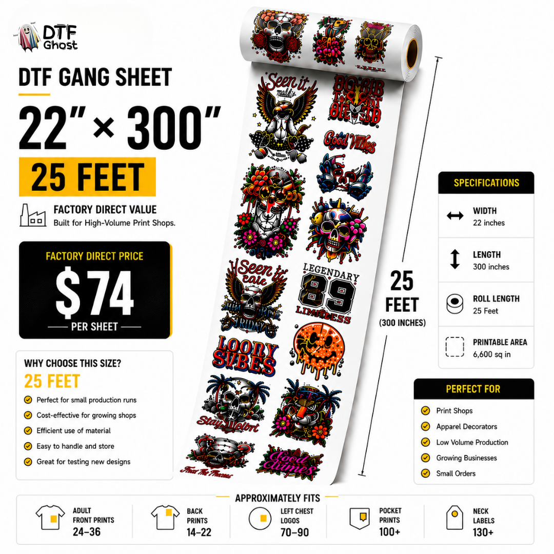 DTF Transfers Gang Sheet Builder