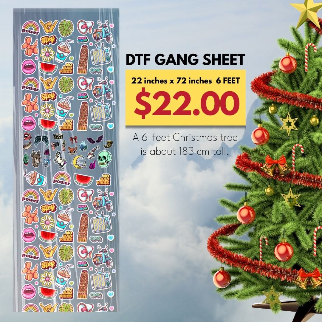 DTF Transfers Gang Sheet Builder