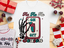 Christmas T-Shirt Funny Santa Hat Off Season Holiday Festive Gift Tee Unisex Casual Top