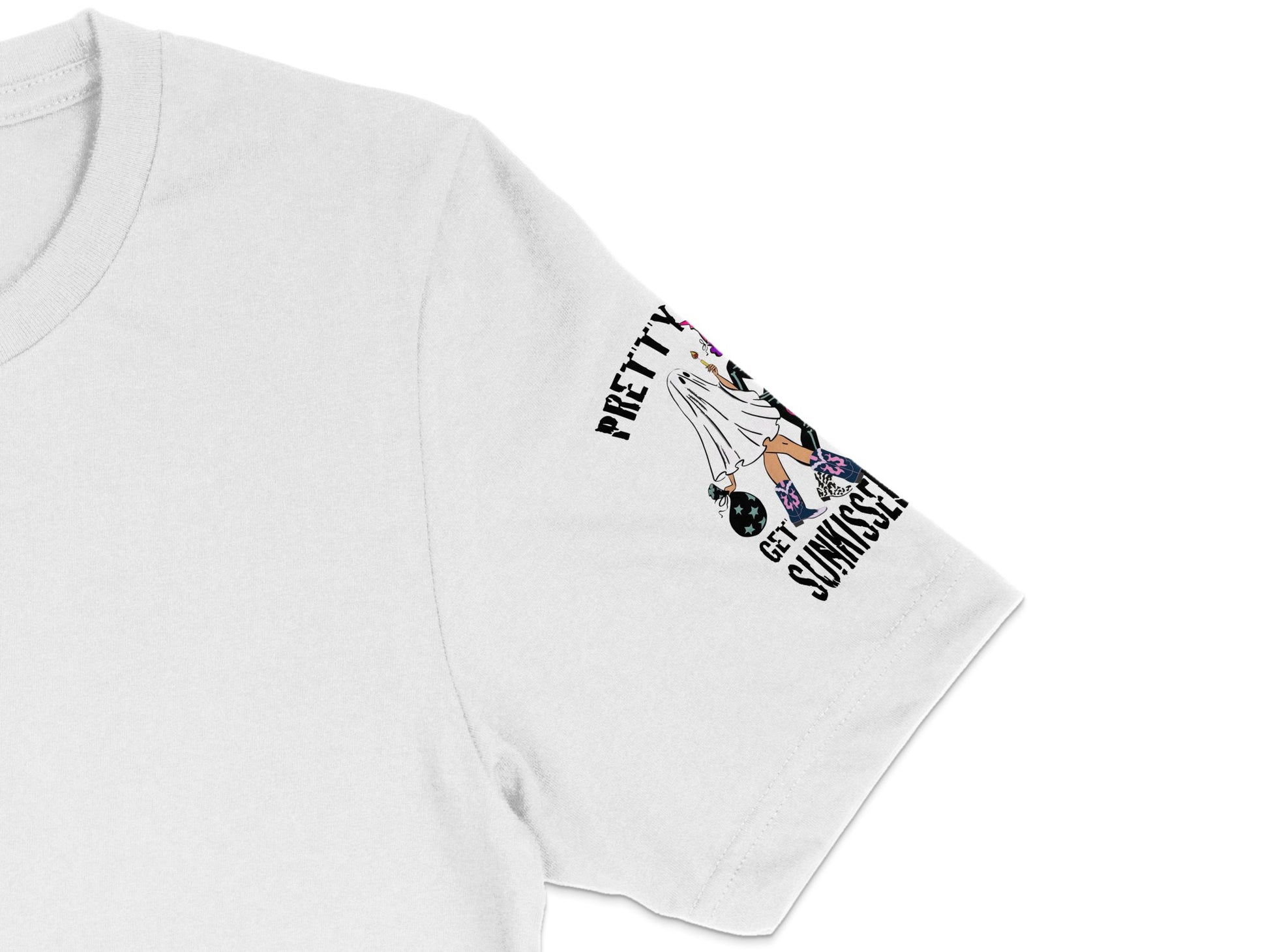 Women's White T-Shirt Pretty But Psychotic Graphic Print, Casual Cotton Tee, Stylish Summer Top