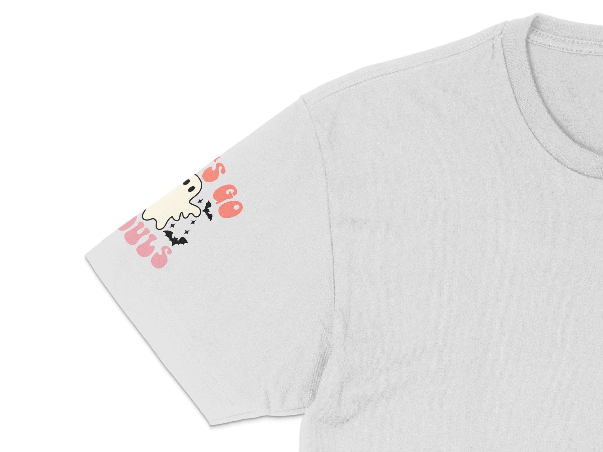 Cute Ghost Graphic T-Shirt, Spooky Fun Tee, Casual Halloween Apparel, Unisex Ghost Print Shirt