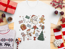 Christmas T-Shirt With Santa, Tree, Gifts Graphic, Festive Holiday Apparel for All Ages