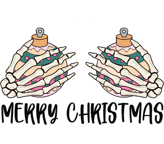 Merry Christmas Hand Grenade Ornaments, Festive Holiday Decor, Unique Xmas Tree Decoration, Quirky Gift Idea, Set of 2