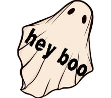 Hey Boo Ghost Halloween T-Shirt, Cute Spooky Apparel, Fall Season Tee, Unisex Ghost Costume Shirt