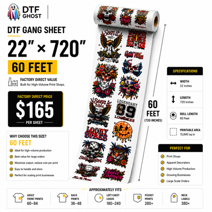 DTF Transfers Gang Sheet Builder