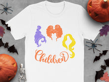 Halloween T-Shirt Children Colorful Ghost Design, Family Friendly Costume Tee, Unisex Kids Fall Festival Apparel