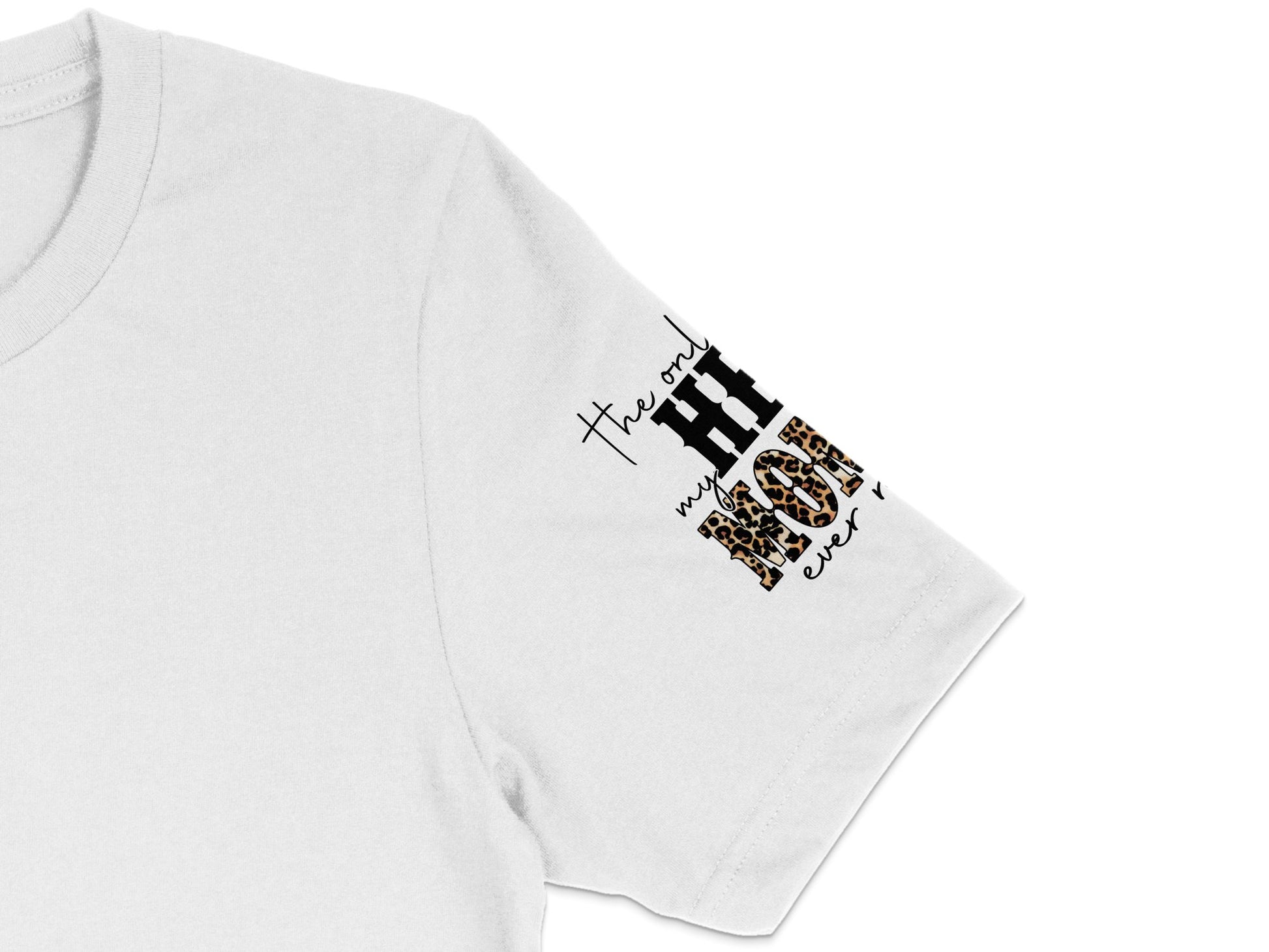 Designer White T-Shirt with Black Text Graphic, Trendy Casual Streetwear, Unisex Fashion Top