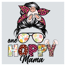 a woman wearing sunglasses and a hat with the words happy on it