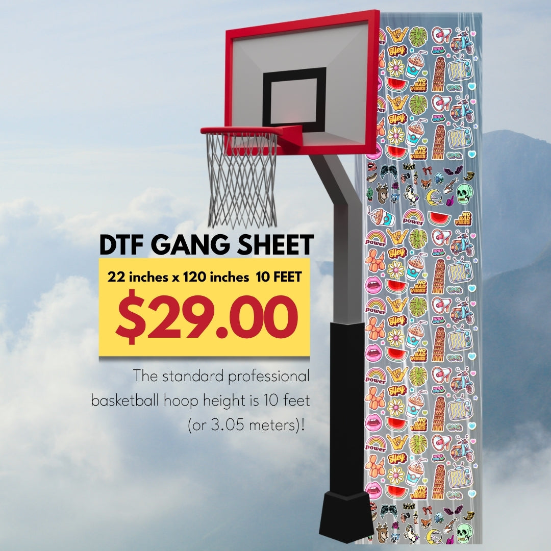 DTF Transfers Gang Sheets