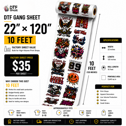 DTF Transfers Gang Sheet Builder